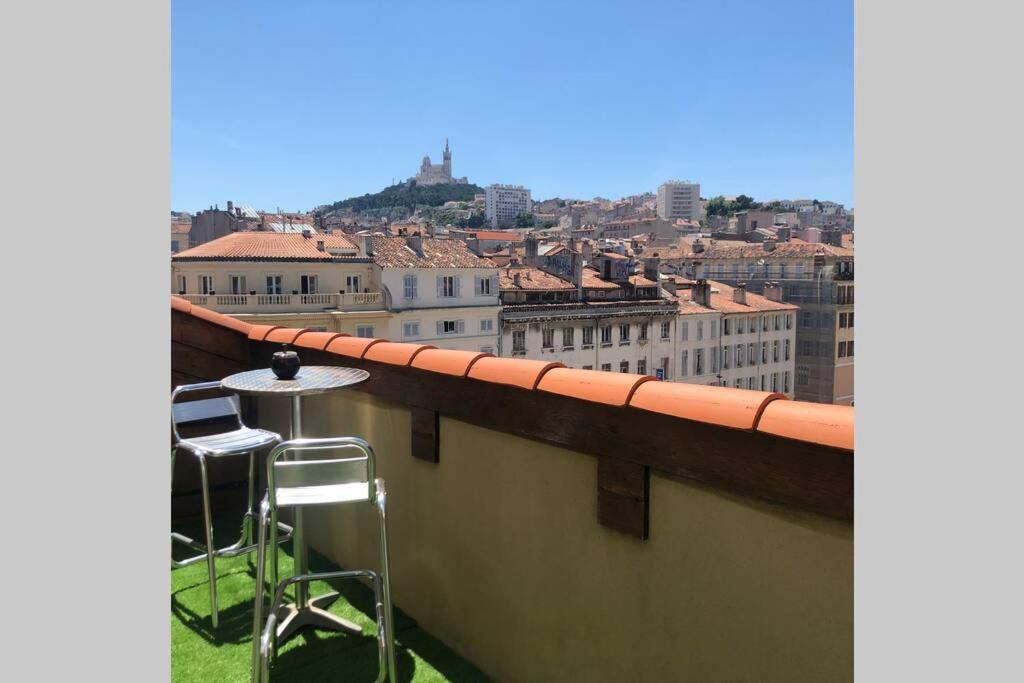 Loft Moderne Vue Vieux Port Terrasse Rooftop Lejlighed Marseille Eksteriør billede