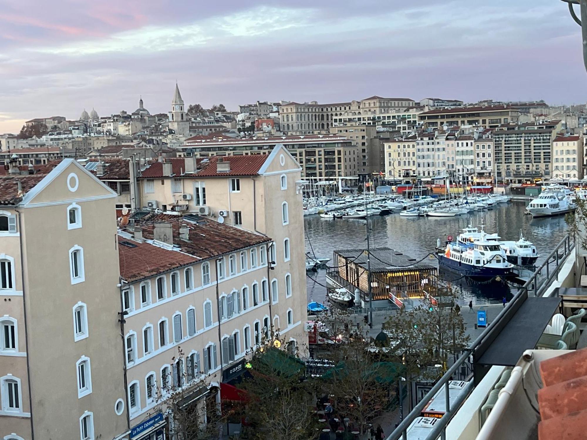 Loft Moderne Vue Vieux Port Terrasse Rooftop Lejlighed Marseille Eksteriør billede